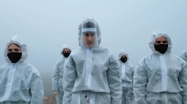 Ukrainos atstovų vaizdo klipe – pandemijos realijas primenantys vaizdai